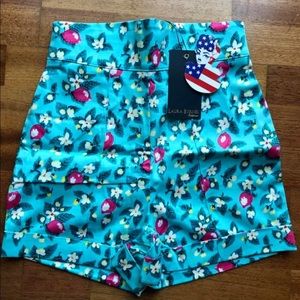 NWT Pinup girl high waisted novelty shorts